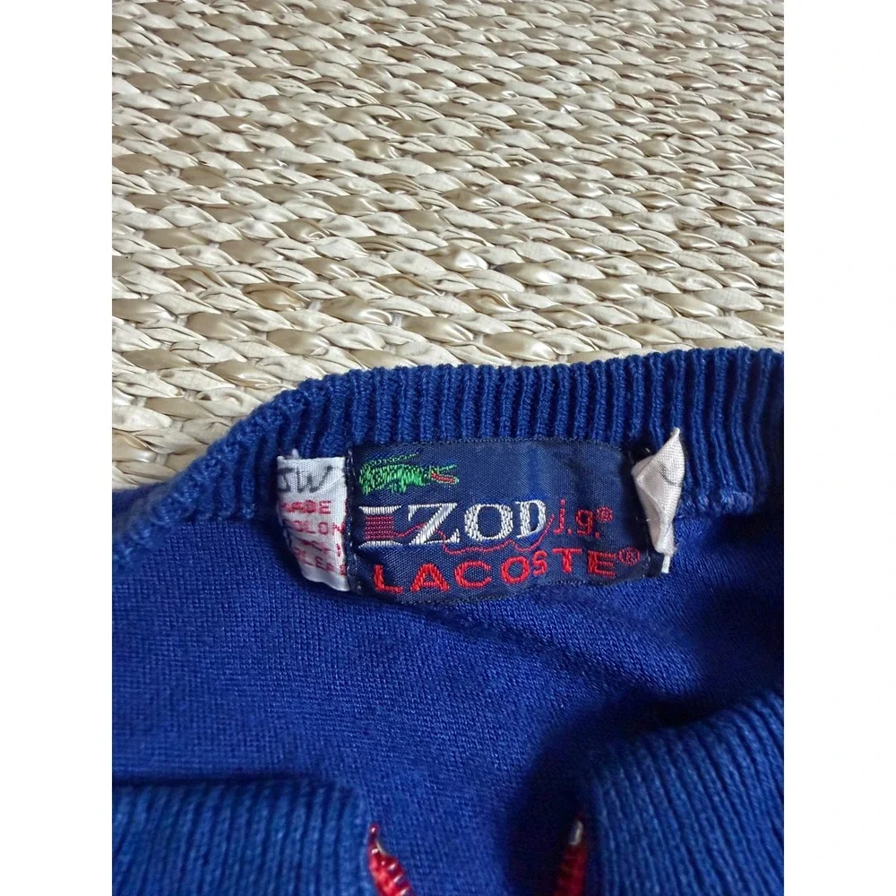 Vintage Izod Lacoste Kids Tracksuit top Jogger Set 70's 80's Streetwear 12 month